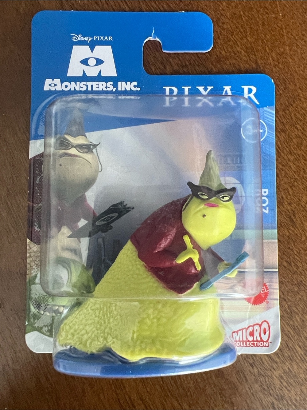 Disney Pixar Monsters, Inc. ROZ Micro Collection Figure - Yellow and Maroon